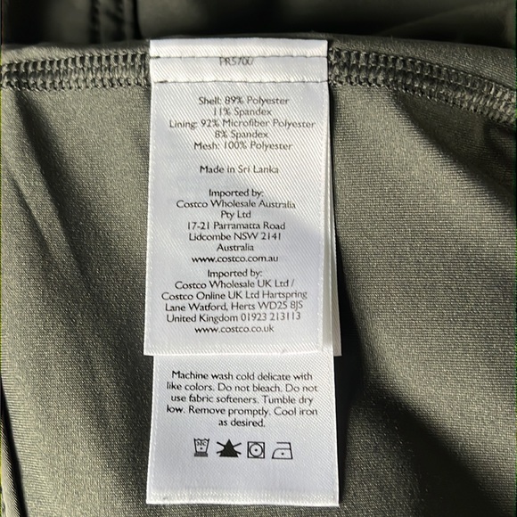 Eddie Bauer Olive green grey sport skirt size 14 - Picture 7 of 12